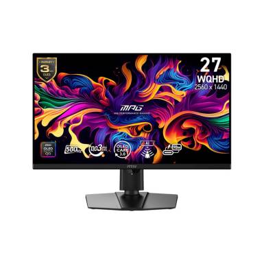 MSI MPG 271QRDE QD-OLED X50 gaming monitor - 27", WQHD, 500Hz, 0,03ms GtG, G-Sync 9S6-3CF49T-002 MSI MPG 271QRDE QD-OLED X50 gaming monitor - 27", WQHD, 500Hz, 0,03ms GtG, G-Sync 9S6-3CF49T-002
