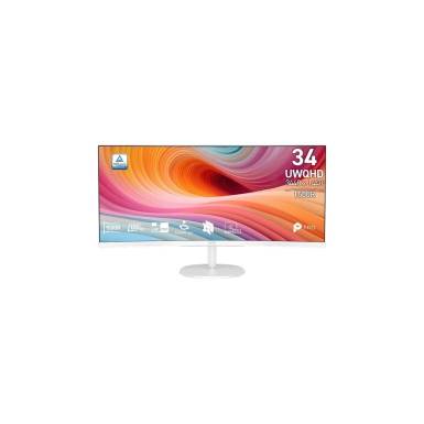 MSI Pro MP341CQW E12 monitor - 34" UWQHD, ívelt 1500R, VA, 120Hz, Adaptive-Sync, fehér 9S6-3PB2CT-057 MSI Pro MP341CQW E12 monitor - 34" UWQHD, ívelt 1500R, VA, 120Hz, Adaptive-Sync, fehér 9S6-3PB2CT-057