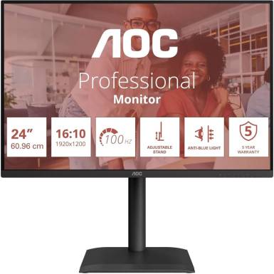 AOC X24E4U professzionális monitor 24", WUXGA, IPS, 100Hz, 4ms GtG, Adaptive-Sync X24E4U AOC X24E4U professzionális monitor 24", WUXGA, IPS, 100Hz, 4ms GtG, Adaptive-Sync X24E4U