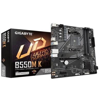 GIGABYTE Alaplap AM4 B550M K AMD B550, mATX B550M K GIGABYTE Alaplap AM4 B550M K AMD B550, mATX B550M K