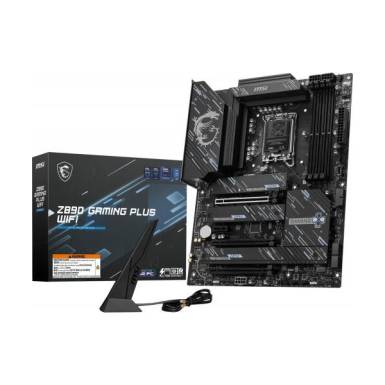 MSI Alaplap S1851 Z890 GAMING PLUS WIFI Intel Z890, ATX Z890 GAMING PLUS WIFI MSI Alaplap S1851 Z890 GAMING PLUS WIFI Intel Z890, ATX Z890 GAMING PLUS WIFI