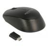 DeLock Optical 3-button mini mouse USB Type-C 2.4 GHz wireless Black 12526