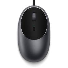 Satechi C1 USB-C Wired Mouse Space Gray ST-AWUCMM