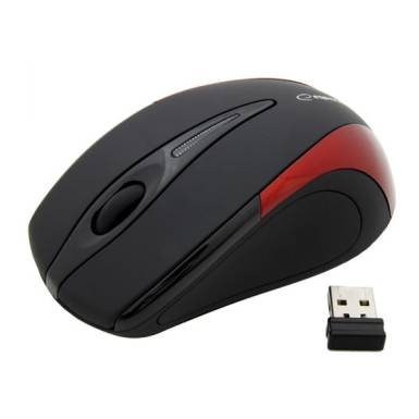 Esperanza Antares Wireless Optical Mouse Black/Red EM101R