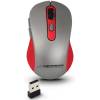 Esperanza Adara Wireless Optical Mouse Grey/Red EM131R
