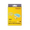 DeLock Optical 3-button LED Mouse USB Type-A Turquoise 12538