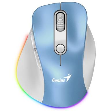 Genius Ergo 9000S Pro Wireless mouse Light Blue 31030039401