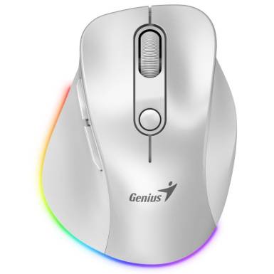 Genius Ergo 9000S Pro Wireless mouse Pearl White 31030039400