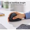 UGREEN MU08 Vertical Wireless Bluetooth Mouse Black 25444