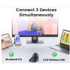UGREEN MU08 Vertical Wireless Bluetooth Mouse Black 25444