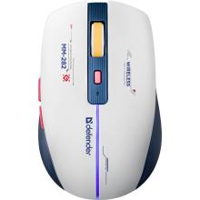 Defender Dila MM-282 Wireless Gaming Mouse White/Blue DEF52282