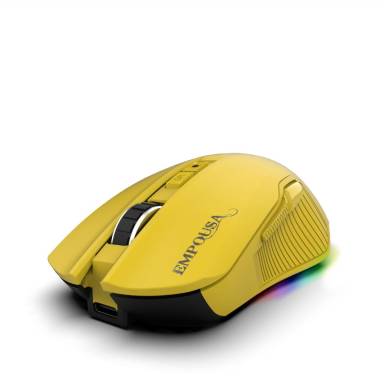 INCA IMG-328MX RGB Wireless Bluetooth Gaming Mouse Yellow IMG-328MX INCA IMG-328MX RGB Wireless Bluetooth Gaming Mouse Yellow IMG-328MX