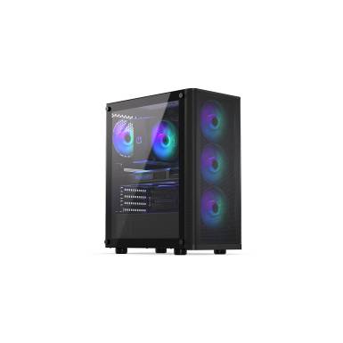 Endorfy Ventum 200 ARGB Tempered Glass Black EY2A014 Endorfy Ventum 200 ARGB Tempered Glass Black EY2A014