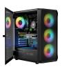 Logic Portos ARGB Midi Window Black AT-PORTOS-10-0000000-0002