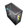 Gembird Fornax X450MAX ARGB Tempered Glass Black CCC-FC-X450MAX
