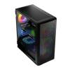 Logic Aramis ARGB Midi Tempered Glass Black AT-ARAMIS-10-0000000-0002