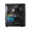 Logic Aramis ARGB Midi Tempered Glass Black AT-ARAMIS-10-0000000-0002