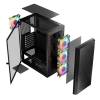 Logic Aramis ARGB Midi Tempered Glass Black AT-ARAMIS-10-0000000-0002