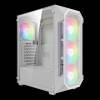 Gamdias Aura GC1 Elite WH ARGB Tempered Glass White 16333-120B4-40000-G