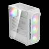Gamdias Aura GC1 Elite WH ARGB Tempered Glass White 16333-120B4-40000-G
