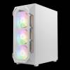 Gamdias Aura GC1 Elite WH ARGB Tempered Glass White 16333-120B4-40000-G