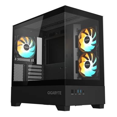 Gigabyte C201 Panoramic Tempered Glass Black GB-C201P Gigabyte C201 Panoramic Tempered Glass Black GB-C201P