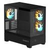 Gigabyte C201 Panoramic Tempered Glass Black GB-C201P