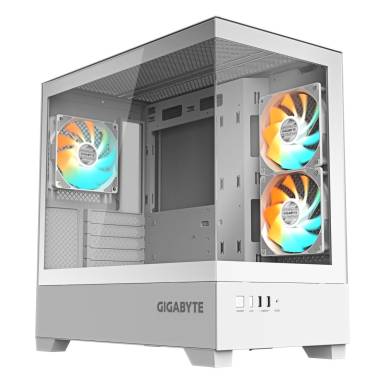 Gigabyte C201 Panoramic Ice Tempered Glass Black GB-C201PI