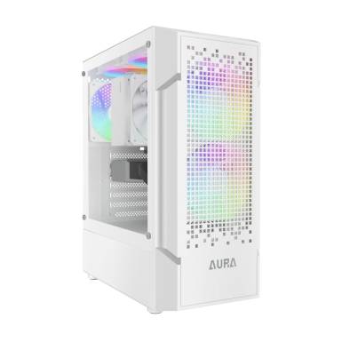 Gamdias Aura GC7 ARGB Tempered Glass White 16333-442F3-30000-G