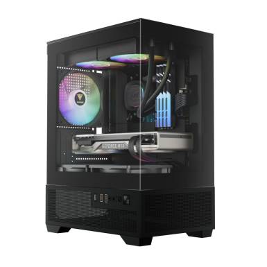 Gamdias Aura GC9M ELITE ARGB Tempered Glass Black 16334-02F13-10000-G Gamdias Aura GC9M ELITE ARGB Tempered Glass Black 16334-02F13-10000-G