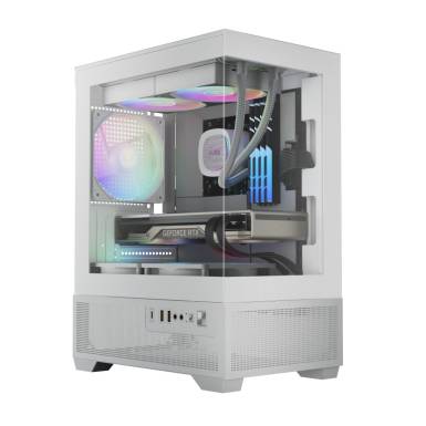 Gamdias Aura GC9M ELITE ARGB Tempered Glass White 16334-02F23-10000-G Gamdias Aura GC9M ELITE ARGB Tempered Glass White 16334-02F23-10000-G