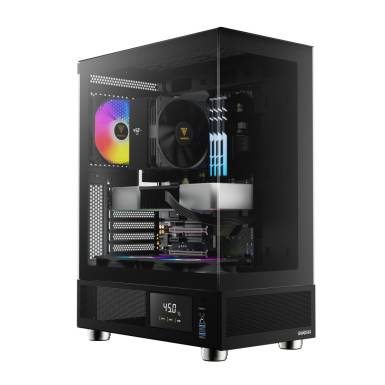 Gamdias Atlas E1 ARGB Tempered Glass Black 16332-924A3-30000-G Gamdias Atlas E1 ARGB Tempered Glass Black 16332-924A3-30000-G