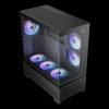 Gamdias Aura GC12 ARGB Tempered Glass Black 16332-622GB-30000-G