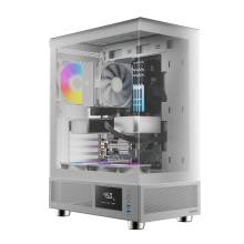 Gamdias Atlas E1 ARGB Tempered Glass White 16332-924B3-30000-G