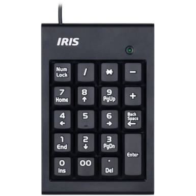 IRIS B-15 USB numerikus billentyűzet Black B-15 IRIS B-15 USB numerikus billentyűzet Black B-15