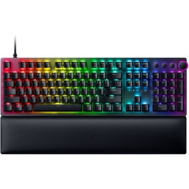 Razer Huntsman V2 Purple Switch Mechanical Keyboard Black UK RZ03-03930900-R3W1 Razer Huntsman V2 Purple Switch Mechanical Keyboard Black UK RZ03-03930900-R3W1