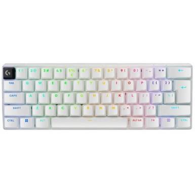 Logitech PRO X 60 LightSpeed Wireless Gaming Keyboard White US 920-011930 Logitech PRO X 60 LightSpeed Wireless Gaming Keyboard White US 920-011930