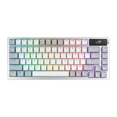 Asus ROG Azoth Gaming Bluetooth Keyboard Moonlight White US 90MP031A-BKUA11