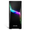 Spirit of Gamer CLONE 4 Black RGB fekete ablakos táp nélküli ATX ház 8902RA