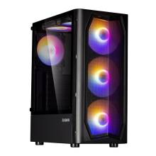 Zalman N4 táp nélküli ablakos fekete RGB N4 Zalman N4 táp nélküli ablakos fekete RGB N4