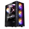 Zalman N4 táp nélküli ablakos fekete RGB N4