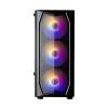 Zalman N4 táp nélküli ablakos fekete RGB N4