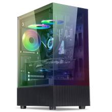Spirit of Gamer SPECTRA fekete ablakos t&aacute;p n&eacute;lk&uuml;li h&aacute;z 8302RA