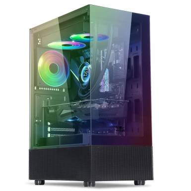 Spirit of Gamer SPECTRA fekete ablakos táp nélküli ház 8302RA Spirit of Gamer SPECTRA fekete ablakos táp nélküli ház 8302RA