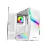 Spirit of Gamer CLONE 4 White RGB ablakos táp nélküli ATX ház 8902RAW