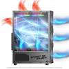 Spirit of Gamer REBEL XT RGB fekete ablakos táp nélküli ház 8502RA