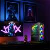 Spirit of Gamer REBEL XT RGB fekete ablakos táp nélküli ház 8502RA