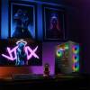 Spirit of Gamer REBEL NX RGB fekete ablakos táp nélküli ház 8501RA