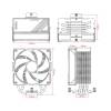 ID-Cooling FROZN A410 ARGB Univerzális CPU Hűtő FROZN A410 ARGB