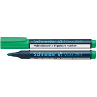 SCHNEIDER Tábla- és flipchart marker, 1-3 mm, kúpos, SCHNEIDER "Maxx 290", zöld
